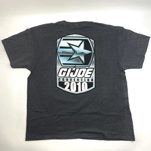 G.I.Joe Convention 2010 GI Joe Gray Rare T-Shirt Men's Size XL - Picture 1 of 8