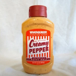 Salsa de fusión Whataburger cremosa de pimienta 15,5 OZ Botella exprimidora - Imagen 1 de 2