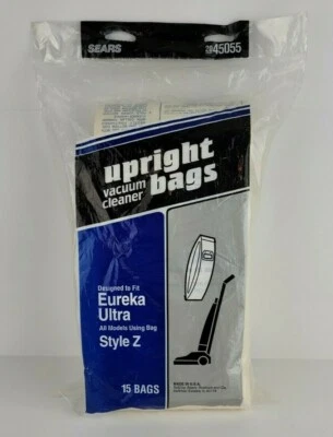 Eureka Ultra Upright Bags Style Z D20 M45055 Made In USA Sold By Sears  - Image 1 of 2