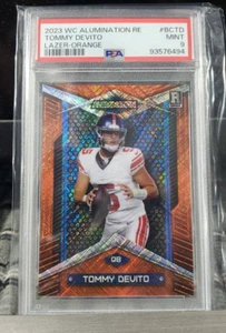 2023 WC Alumination RE Tommy Devito RC Lazer Orange #BCTD PSA 9 - Picture 1 of 3