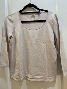 Ann Taylor Petite Women’s Cream Sweater LP Armpit To Armpit 19” Length 22” - Picture 1 of 4