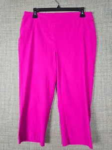 Kim Rogers Damen Größe 10 Hose Capri Pull On Rosa - Bild 1 von 10