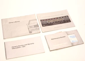 1991 Mercedes 300D Turbo W124 Owner's Manual USA 1245847582 - Foto 1 di 5