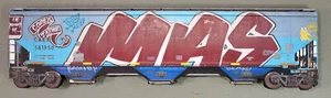 Train Graffiti Serie, Sandy Sanders, "Paying Respect" (sm ver) 19" x 7" - Bild 1 von 5