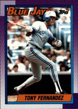 1990 Topps Toronto Blue Jays Baseball Card #685 Tony Fernandez