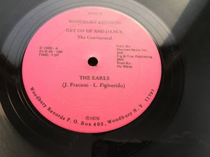 Earls "Get On Up And Dance" "Love Epidemic" Disco Funk 12" Woodbury - Picture 1 of 5