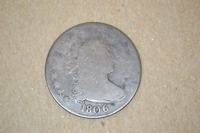 Cuarto busto drapeado 1806 - AG/G con rasguño inverso Foto 1 de 2