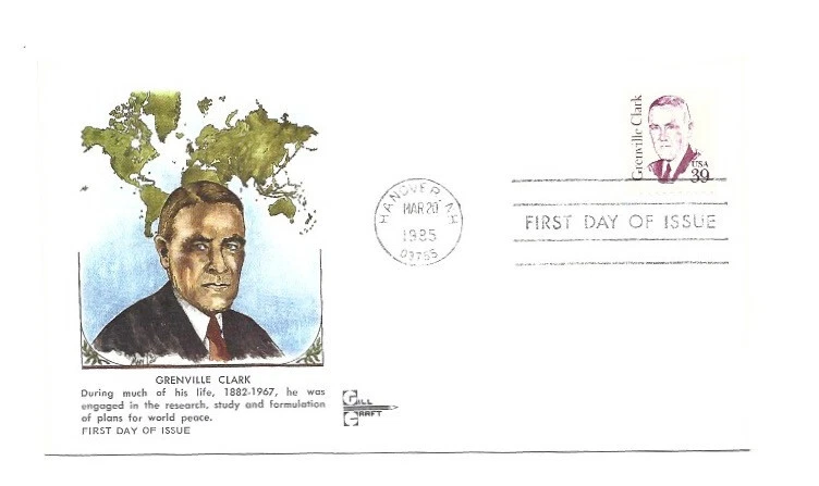 1867 39c Grenville Clark, GillCraft, FDC - Image 1 of 1