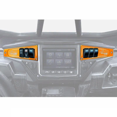 Panel de tablero e interruptor Billet Ride Command Polaris RZR XP1000 Turbo Orange Madness Foto 1 de 4
