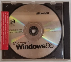 Microsoft Windows 95 – Installations-CD mit Lizenz – OVP – RAR für Retro-PC - Bild 1 von 2