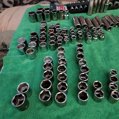 Craftsman USA Socket 1/4" Dr. Short SAE & METRIC 6 pt & 12 pt G Series G/G1/G2 - Image 1 of 4