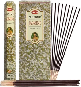 HEM Precious Jasmine Incense Sticks (Box of , 20g Tubes) | Natural Fragrance - Picture 1 of 1