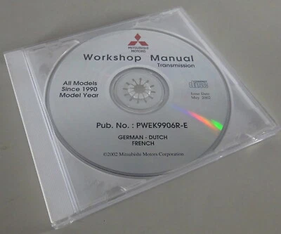 Manual de Taller CD Mitsubishi Caja Cambios Todos Modelos Desde Año 1990 - Imagen 1 de 2