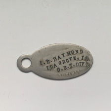 Plaque d'identité US 14/18 / WW1 US Dog tag (1er type) RARE