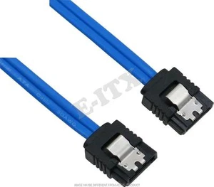 Lot of 5 Ultra Slim, Ultra Low Profile SATA-III (6Gbps) Data Cable, 9" - Picture 1 of 1