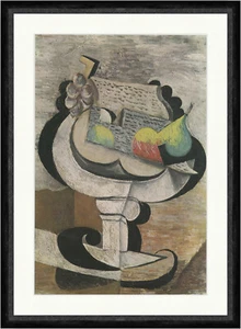 Obstschale Pablo Picasso Stilleben 1917 Pokal Birne Faks_Plakatwelt 1371 - Bild 1 von 1