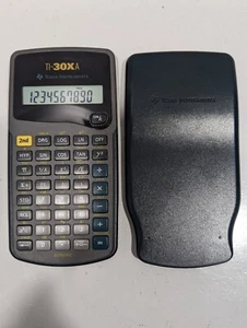 Texas Instruments TI-30XA TI-30 XA Calculadora Científica con Cubierta y BATERÍAS NUEVAS - Imagen 1 de 2