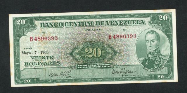 BRAZIL 20 CRUZEIROS 1963 P168b BRASIL REPUBLICA SHARP 3833# BANKNOTE MONEY