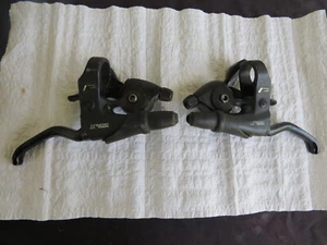 SHIMANO DEORE XT SHIFTERS 7 SPEED MO95 CANTILEVER MOUNTAIN BIKE BICYCLE VINTAGE - Picture 1 of 7
