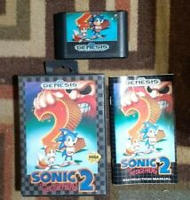 Sonic the Hedgehog 2 Complete (Genesis, 1992) VG Shape & Authentic