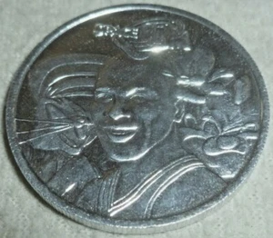 VINTAGE MICHAEL AIR JORDAN 1996 SPACE JAM FILM PROMO COIN BUGS BUNNY TWEETY BIRD - Bild 1 von 2