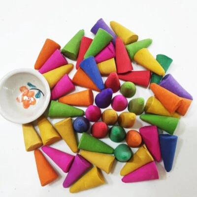 600x Incense Cone Mixed Fragrance Lot Relax Burner Aroma Therapy Natural Flower  - Image 1 of 4