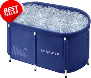 300L Portable Foldable Bathtub, Freestanding Soaking & Ice Bath Tub for Adults - Picture 1 of 12