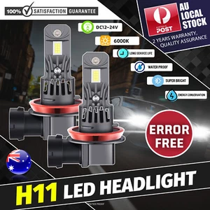 H11 2Sides LED Headlight Light Bulbs White Low Beam For Toyota Camry 2007-2016 - Picture 1 of 18