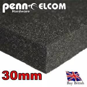 Black EVA Foam 30mm Thick - Very Hard - Picture 1 of 2