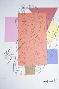 Andy Warhol Lithographie 57x38, 3D/ Nassstempel, limitiert, signiert - Bild 1 von 7