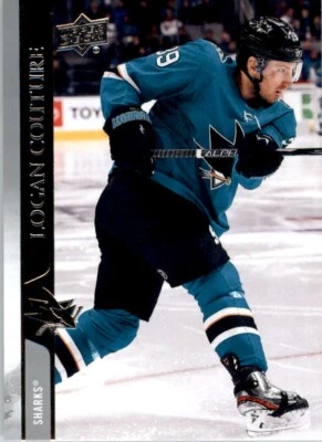 2020-21 Upper Deck Logan Couture San Jose Sharks #397 Hockey Card - Image 1 of 2
