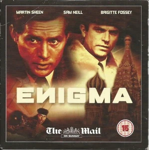 ENIGMA - MARTIN SHEEN/SAM NEILL/BRIDGITTE FOSSEY - MAIL ON SUNDAY PROMO DVD - Picture 1 of 2