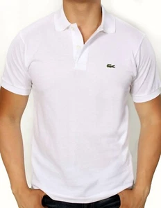 Lacoste WHITE Men's Classic Fit Short Sleeve Polo Shirt, US 2X-Large - Picture 1 of 4