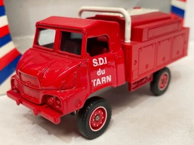 SOLIDO Simca Unic SUMB 4x4 1:50 Made in France vigili fuoco diecast - Immagine 1 di 4
