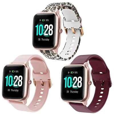 Bands Compatible with 19mm ID205L Veryfitpro Smart Watch, Quick Release Soft ... - Image 1 of 4