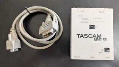 Tascam MMC-88  MIDI Control converter for  DA-88 w/ cable *Free Shipping* - Image 1 of 4