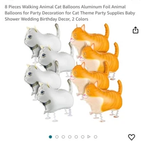 8pcs Animal Kids Walking Foil Pet Balloon Helium Children Party Birthday Decor - Picture 1 of 8