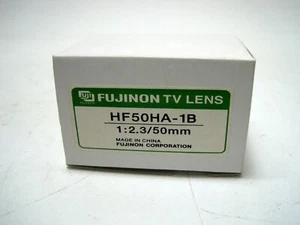 Fujinon TV Lens HF50HA-1B 50mm F2.3 Fixed Focal Lens NEW IN BOX - Picture 1 of 1
