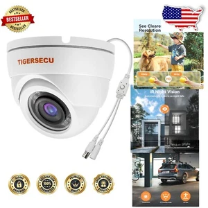 Rated 1080P Wide-Angle Dome Camera - Perfect for Home and Business Security - Picture 1 of 11