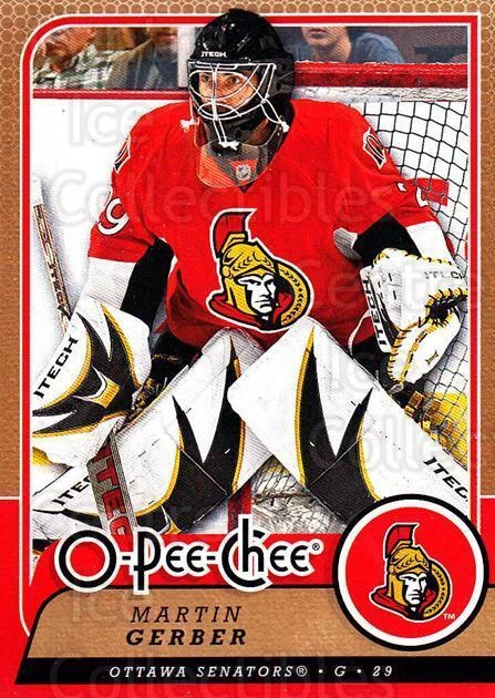 2008-09 O-Pee-chee #244 Martin Gerber - Image 1 of 1