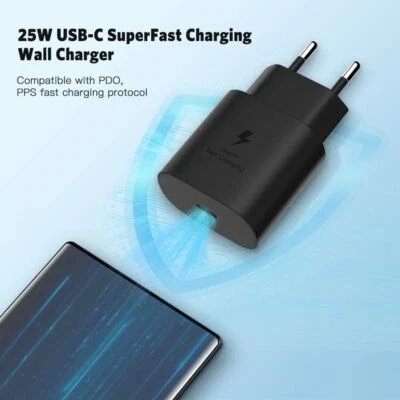 *NUEVO* Cargador Super Rápido USB-C Original Samsung EP-TA800 25W (Enchufe UE) Foto 1 de 4