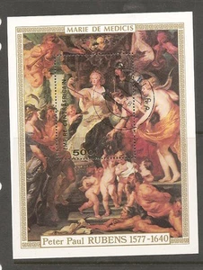 Central African Republic SC # 322 Peter Paul Rubens. Souvenir S.MNH - Picture 1 of 1