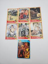 Vintage Kenner Jurassic Park Trading Card Lot of 7 Cards 1993-1994