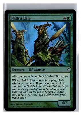 MTG Magic the Gathering Card - FOIL Nath's Elite - Lorwyn  - Common - Image 1 of 2