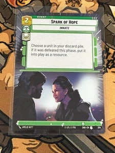 Qi'Ra Playing Her Part Regular Star Wars Unlimited TCG 202/262 FOIL - Foto 1 di 2