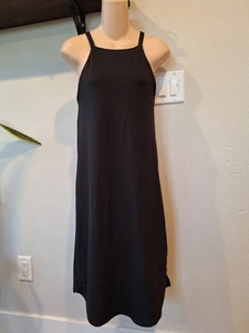 Patagonia Womens Black Dress Sleeveless Drape Back Size Medium - Picture 1 of 5