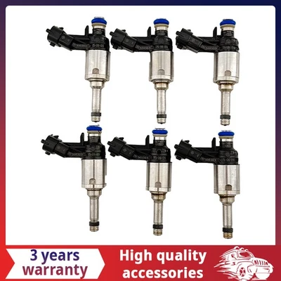 6x Fuel Injector For 12-17 Buick Enclave Chevy Traverse GMC Acadia 3.6L Foto 1 de 4