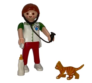Playmobil BNIB Figure - Vet & Kitten - Picture 1 of 2