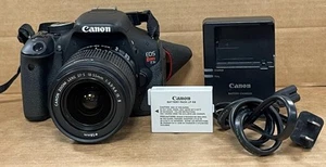 CANON EOS REBEL T3i Digital SLR CAMERA W/ EF-S 18-55mm F/3.5-5.6 IS II LENS-USED - Picture 1 of 17