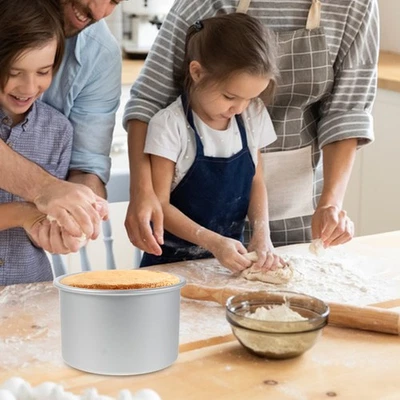  Teglia rotonda per torta con fondo rimovibile: stampo da forno antiaderente in - Immagine 1 di 4